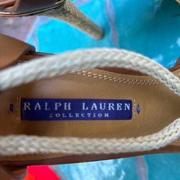 Ralph Lauren Strappy Leather and Jute Rope Sandal NEW - Picture 9 of 13